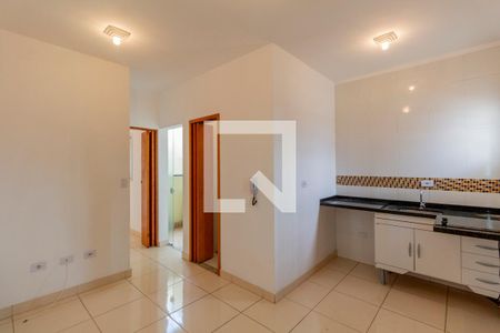 Sala e Cozinha Integrada de apartamento para alugar com 1 quarto, 27m² em Cidade Antônio Estevão de Carvalho, São Paulo