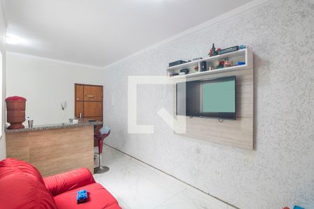 Sala de apartamento à venda com 2 quartos, 40m² em Jardim Alvorada, Santo André