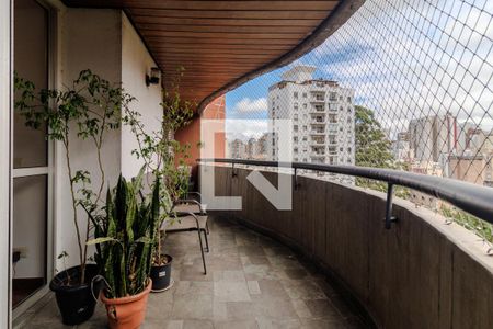 Varanda da  Sala de apartamento para alugar com 3 quartos, 116m² em Jardim Ampliacao, São Paulo