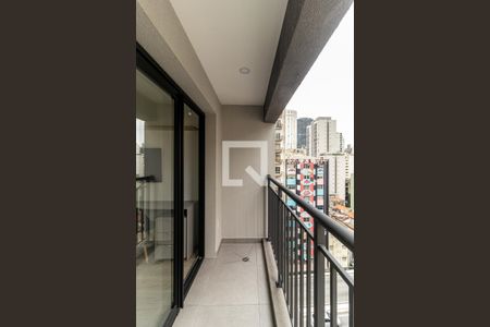 Varanda Studio de kitnet/studio para alugar com 1 quarto, 26m² em Vila Buarque, São Paulo