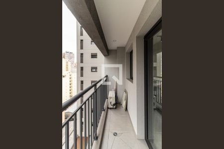Varanda Studio de kitnet/studio para alugar com 1 quarto, 26m² em Vila Buarque, São Paulo