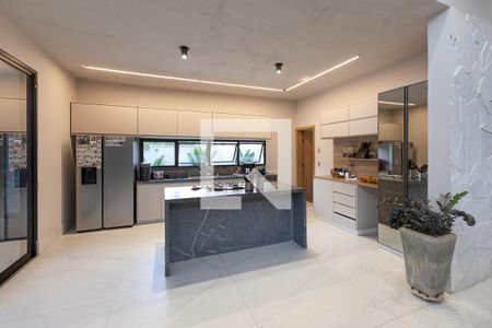 Cozinha de casa de condomínio à venda com 4 quartos, 320m² em Vila Castela, Nova Lima