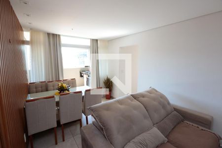 Sala de apartamento à venda com 3 quartos, 70m² em Araguaia, Belo Horizonte