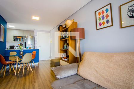 Sala de apartamento à venda com 2 quartos, 59m² em Vila Floresta, Santo André