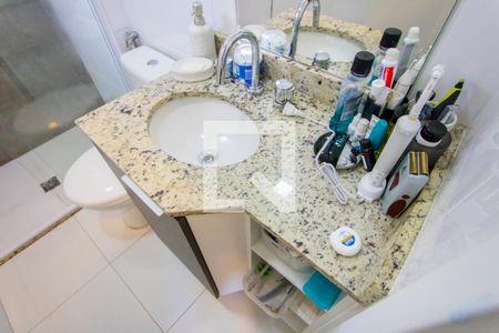 Apartamento à venda com 59m², 2 quartos e 2 vagasBanheiro do quarto 1
