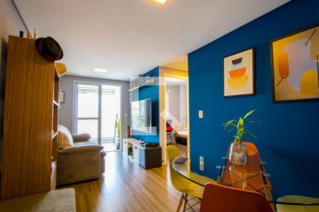 Sala de apartamento à venda com 2 quartos, 59m² em Vila Floresta, Santo André