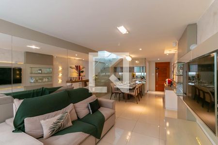 Sala de apartamento à venda com 4 quartos, 195m² em Caiçara-adelaide, Belo Horizonte