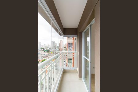 Varanda da Sala de apartamento para alugar com 1 quarto, 31m² em Parque da Vila Prudente, São Paulo