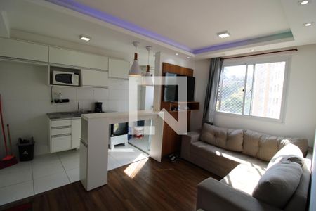 Sala/Cozinha de apartamento à venda com 2 quartos, 49m² em Vila Andrade, São Paulo
