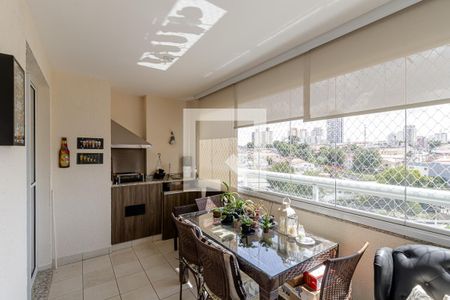 Varanda Gourmet de apartamento à venda com 3 quartos, 101m² em Vila Nair, São Paulo