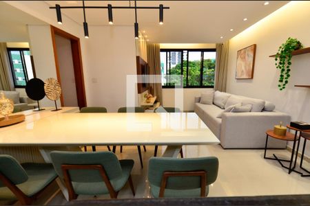 Sala de jantar de apartamento à venda com 3 quartos, 87m² em Nova Granada, Belo Horizonte