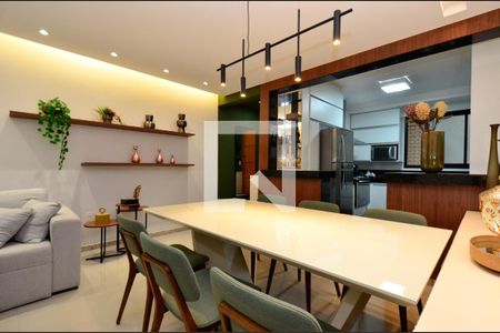 Sala de jantar de apartamento à venda com 3 quartos, 87m² em Nova Granada, Belo Horizonte