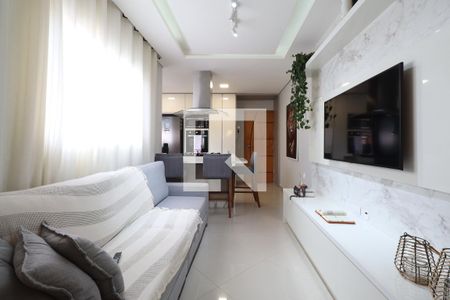 Sala de apartamento para alugar com 2 quartos, 106m² em Vila Bela Vista, Santo André