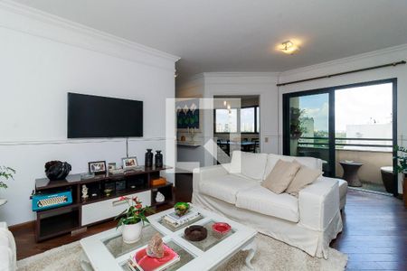 Sala de apartamento para alugar com 4 quartos, 116m² em Chácara Santo Antônio (zona Sul), São Paulo