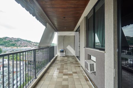 Varanda de apartamento à venda com 3 quartos, 128m² em Maracanã, Rio de Janeiro