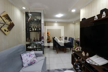 Sala de apartamento à venda com 3 quartos, 69m² em Vila Camilópolis, Santo André