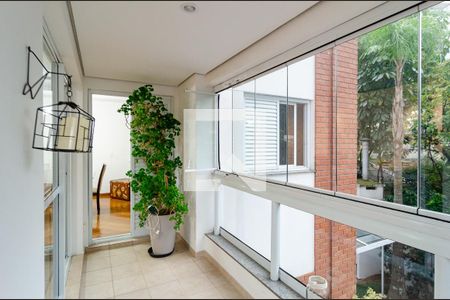 Varanda de apartamento para alugar com 3 quartos, 123m² em Chácara Inglesa, São Paulo