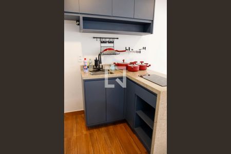 Cozinha de apartamento para alugar com 1 quarto, 24m² em Bonfim, Osasco