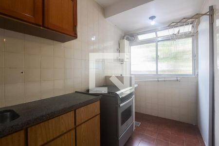 Cozinha de apartamento para alugar com 1 quarto, 40m² em Bom Fim, Porto Alegre