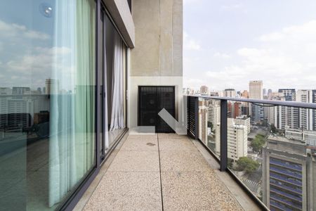 Varanda de apartamento para alugar com 1 quarto, 78m² em Vila Olímpia, São Paulo
