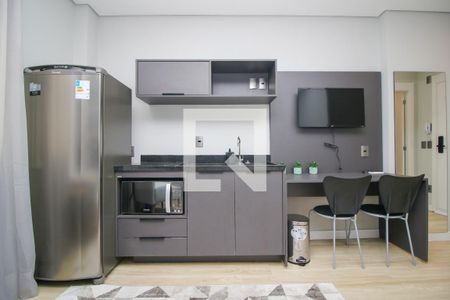 Kitnet - cozinha de kitnet/studio para alugar com 1 quarto, 21m² em Centro Histórico, Porto Alegre