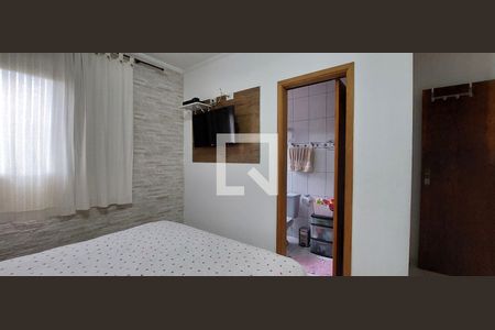 Quarto 1 suíte de casa de condomínio à venda com 3 quartos, 150m² em Vila Eldízia, Santo André