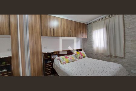 Quarto 1 suíte de casa de condomínio à venda com 3 quartos, 150m² em Vila Eldízia, Santo André