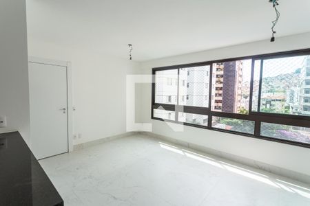 Sala de apartamento para alugar com 2 quartos, 71m² em Funcionários, Belo Horizonte