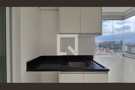 Varanda da Sala de apartamento para alugar com 2 quartos, 62m² em Parque das Nações, Santo André