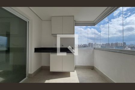 Varanda da Sala de apartamento para alugar com 2 quartos, 62m² em Parque das Nações, Santo André