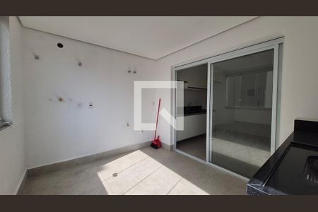 Varanda da Sala de apartamento para alugar com 2 quartos, 62m² em Parque das Nações, Santo André