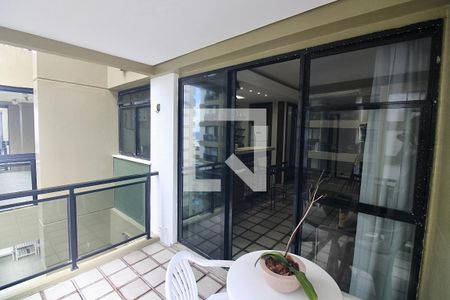 Varanda da Sala de apartamento para alugar com 1 quarto, 60m² em Barra da Tijuca, Rio de Janeiro