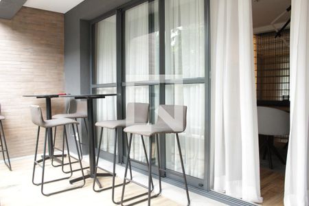 Studio à venda com 27m², 1 quarto e sem vagaVaranda - Área comum