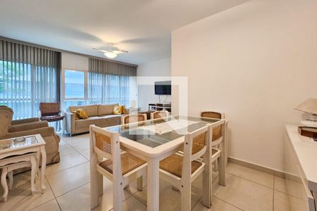Sala de apartamento para alugar com 4 quartos, 129m² em Barra Funda, Guarujá
