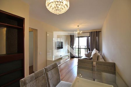 Sala  de apartamento para alugar com 1 quarto, 53m² em Centro, São Bernardo do Campo