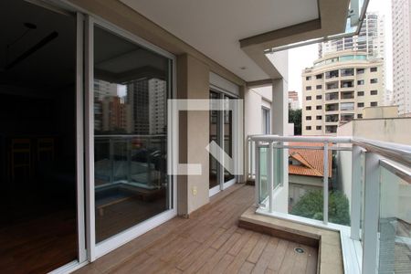 Varanda de apartamento à venda com 1 quarto, 73m² em Vila Nova Conceição, São Paulo
