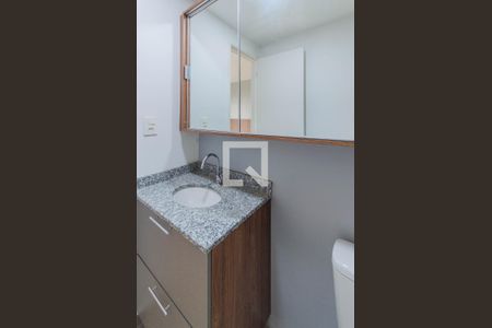Banheiro da Suíte de apartamento à venda com 1 quarto, 51m² em Vila Mariana, São Paulo