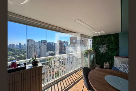 Varanda de apartamento para alugar com 2 quartos, 95m² em Chácara Santo Antônio (zona Sul), São Paulo