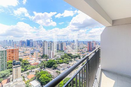Varanda de kitnet/studio para alugar com 1 quarto, 28m² em Santo Amaro, São Paulo
