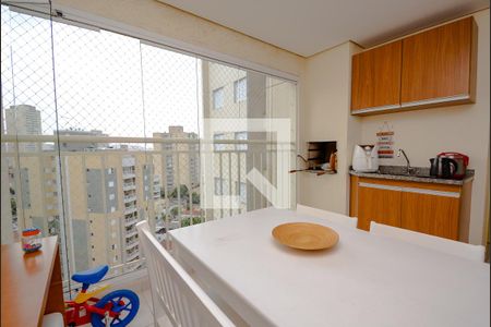 Varanda gourmet de apartamento à venda com 3 quartos, 92m² em Centro, São Bernardo do Campo
