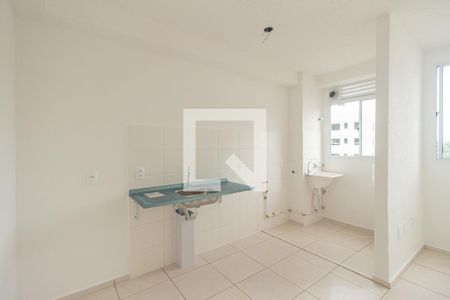 Detalhe da Sala/Cozinha de apartamento para alugar com 2 quartos, 41m² em Campo Grande, Rio de Janeiro