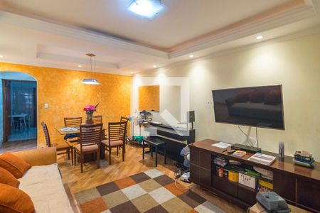 Sala de casa à venda com 3 quartos, 180m² em Vila Scarpelli, Santo André