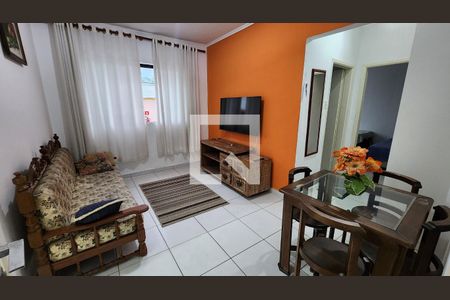 Sala de apartamento para alugar com 1 quarto, 48m² em Pompéia, Santos