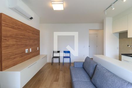 Sala de apartamento para alugar com 1 quarto, 46m² em Campo Belo, São Paulo
