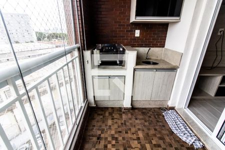 Varanda da Sala de apartamento para alugar com 2 quartos, 62m² em Jaguaré, São Paulo