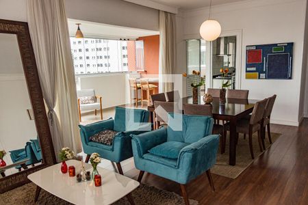 Sala de apartamento para alugar com 4 quartos, 190m² em Vila Sofia, São Paulo