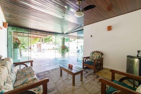 Sala Externa de casa de condomínio à venda com 4 quartos, 493m² em Barra da Tijuca, Rio de Janeiro