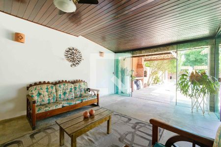 Sala Externa de casa de condomínio à venda com 4 quartos, 493m² em Barra da Tijuca, Rio de Janeiro