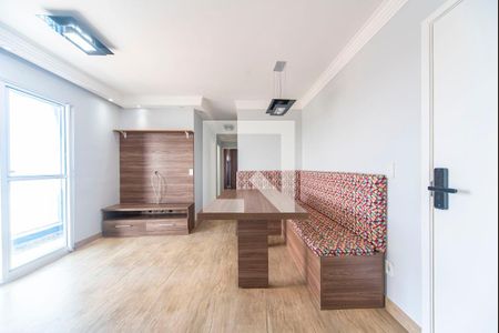 Sala de apartamento para alugar com 2 quartos, 56m² em Jardim Cristiane, Santo André