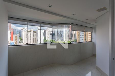 Varanda de apartamento à venda com 3 quartos, 91m² em Funcionários, Belo Horizonte